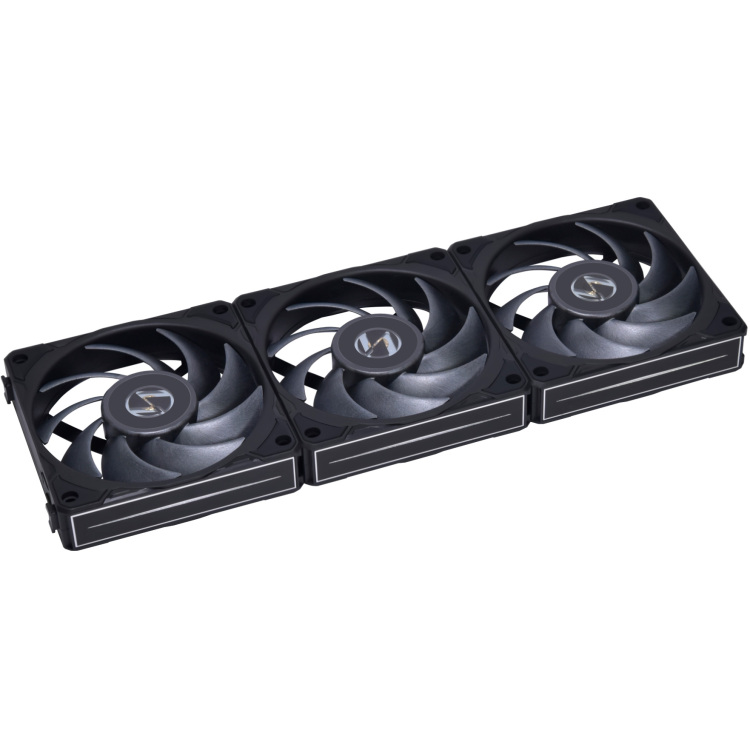 Lian Li UNI FAN P28 Triple Black case fan Incl. controller, 4-pins PWM fan-connector