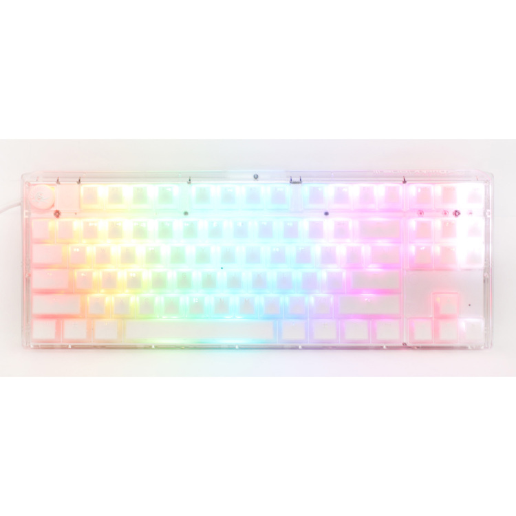 Ducky One 3 TKL Aura White toetsenbord ABS Double Shot, hot swap