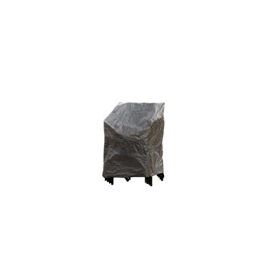 Outdoor Covers - Hoes voor stapelstoelen - antraciet - 88-128x66x66 cm - Leen Bakker