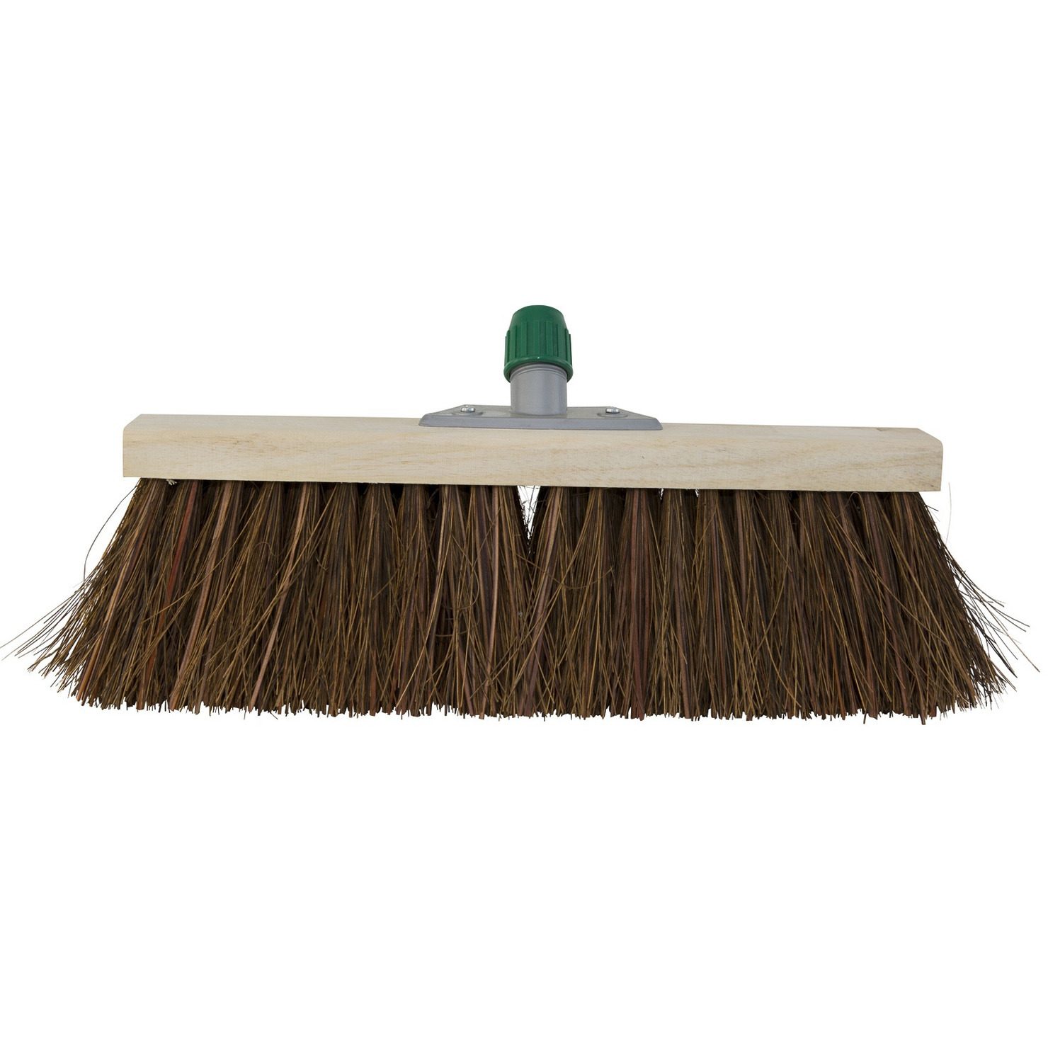 Bezemkop buiten bruin FSC hout/natuurvezel 45 cm -