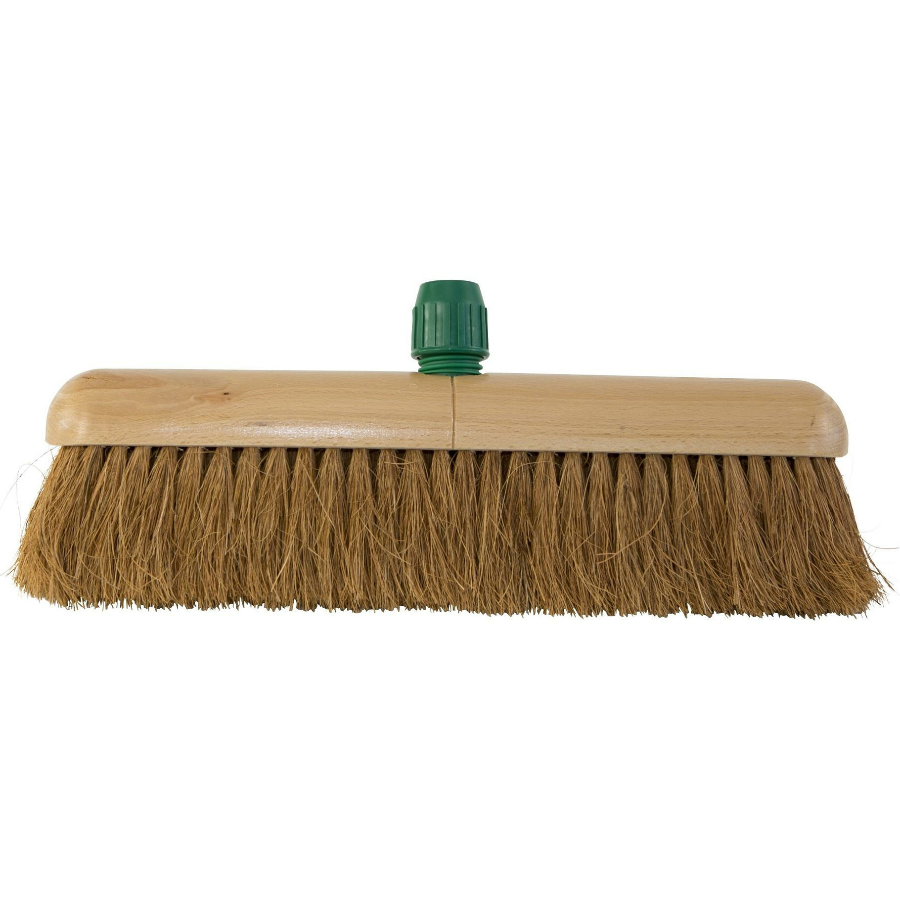 Bezemkop binnen - lichtbruin - FSC hout/kokosvezel - 30 cm -