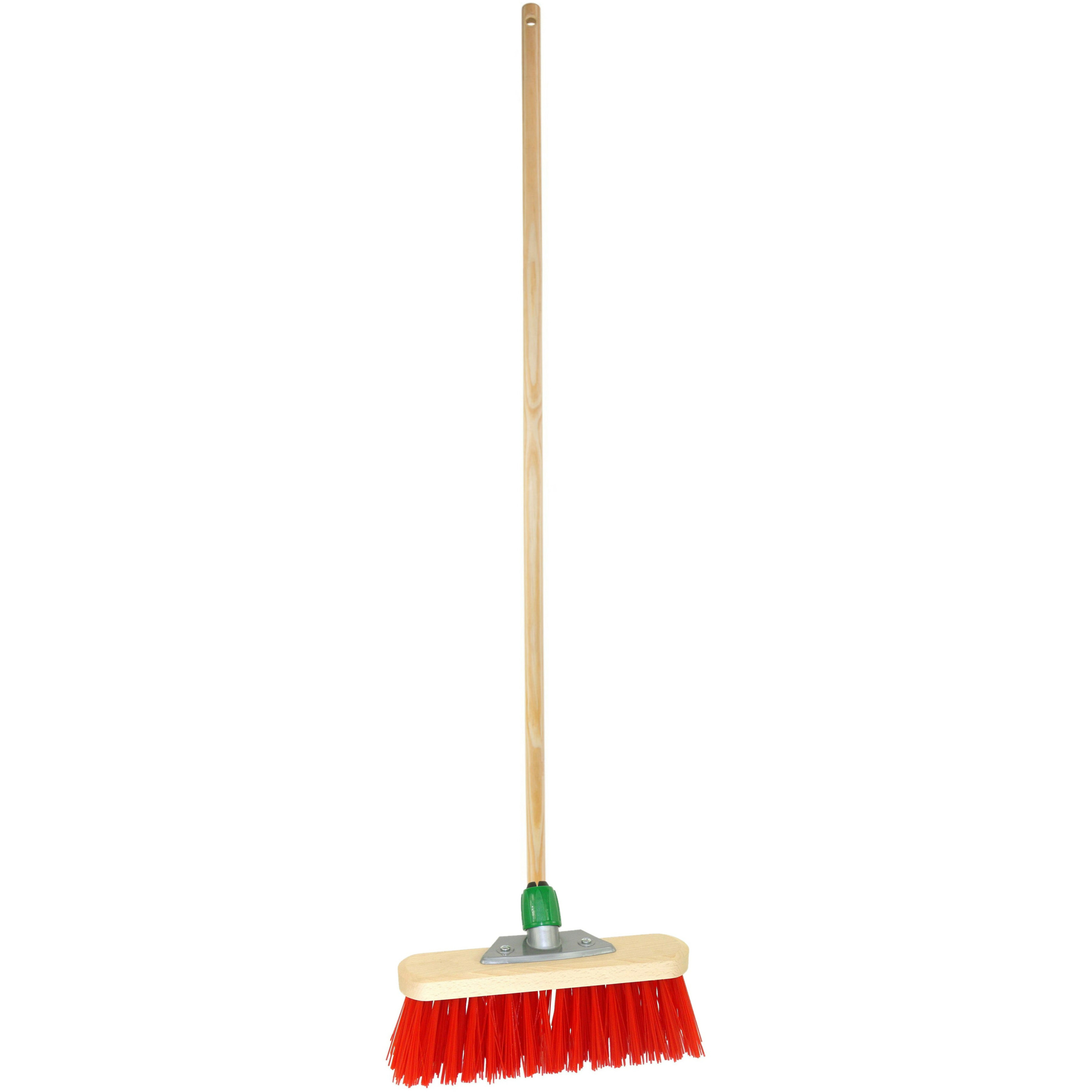 Buitenbezem - FSC hout - kunstvezel - 30 x 140 cm - tuinbezem -