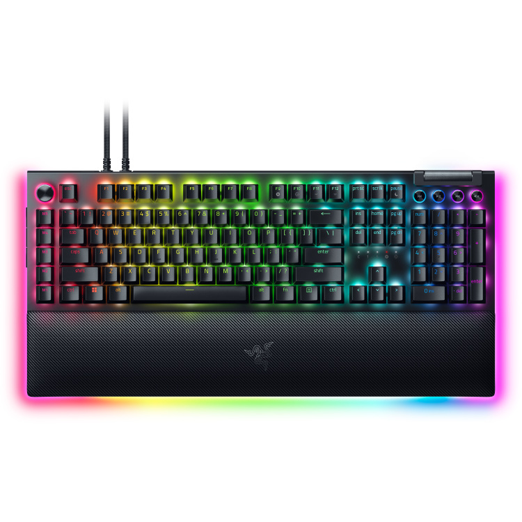 Razer BlackWidow V4 Pro gaming toetsenbord RGB leds, Doubleshot ABS