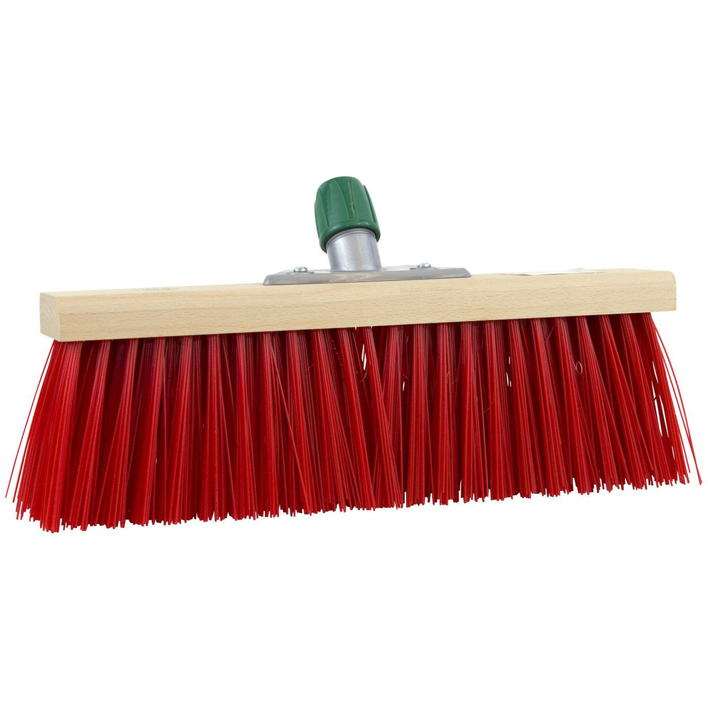 Bezemkop buiten - rood - FSC hout/kunstvezel - 40 cm -