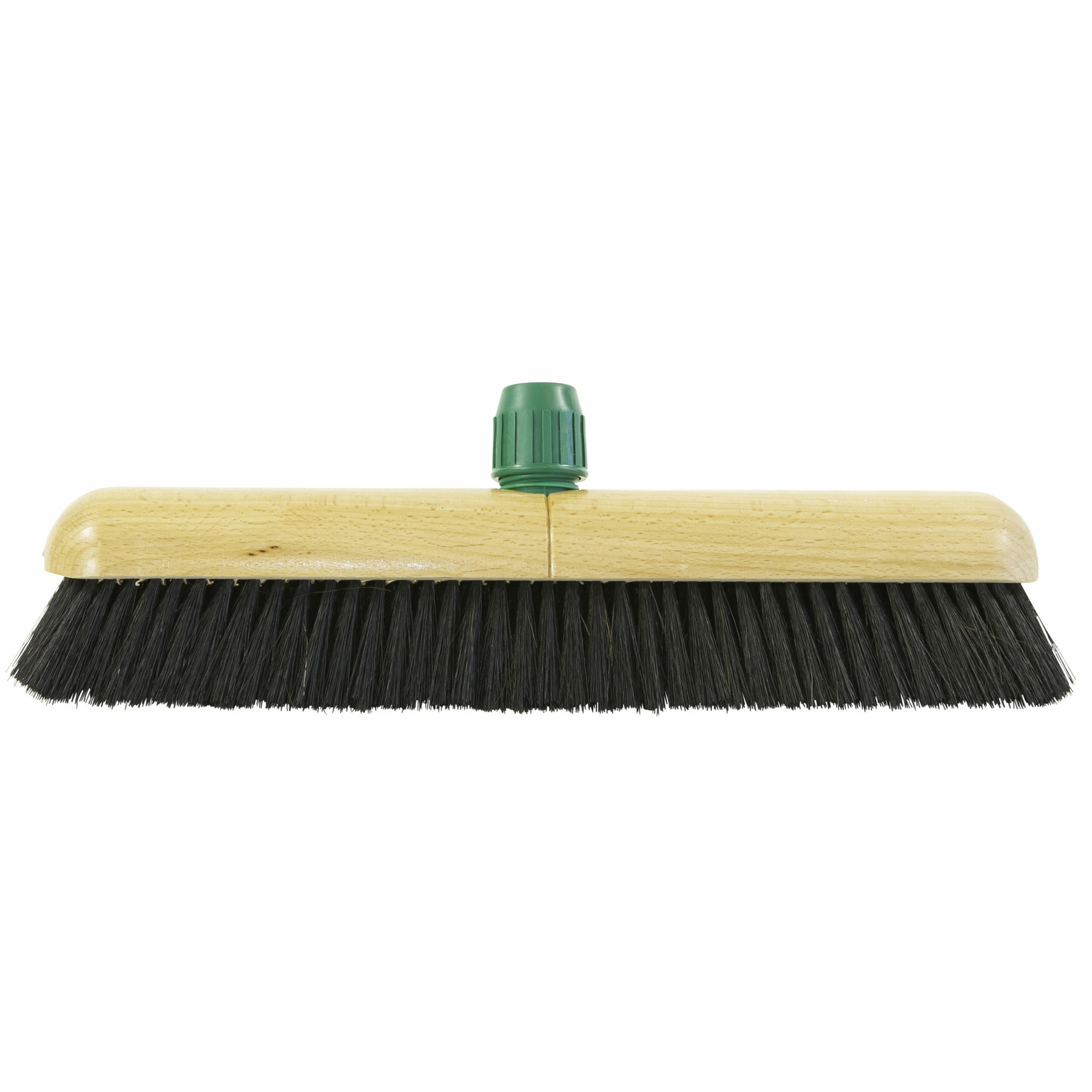 Bezemkop binnen - zwart - FSC hout/paardenhaar - 50 cm -