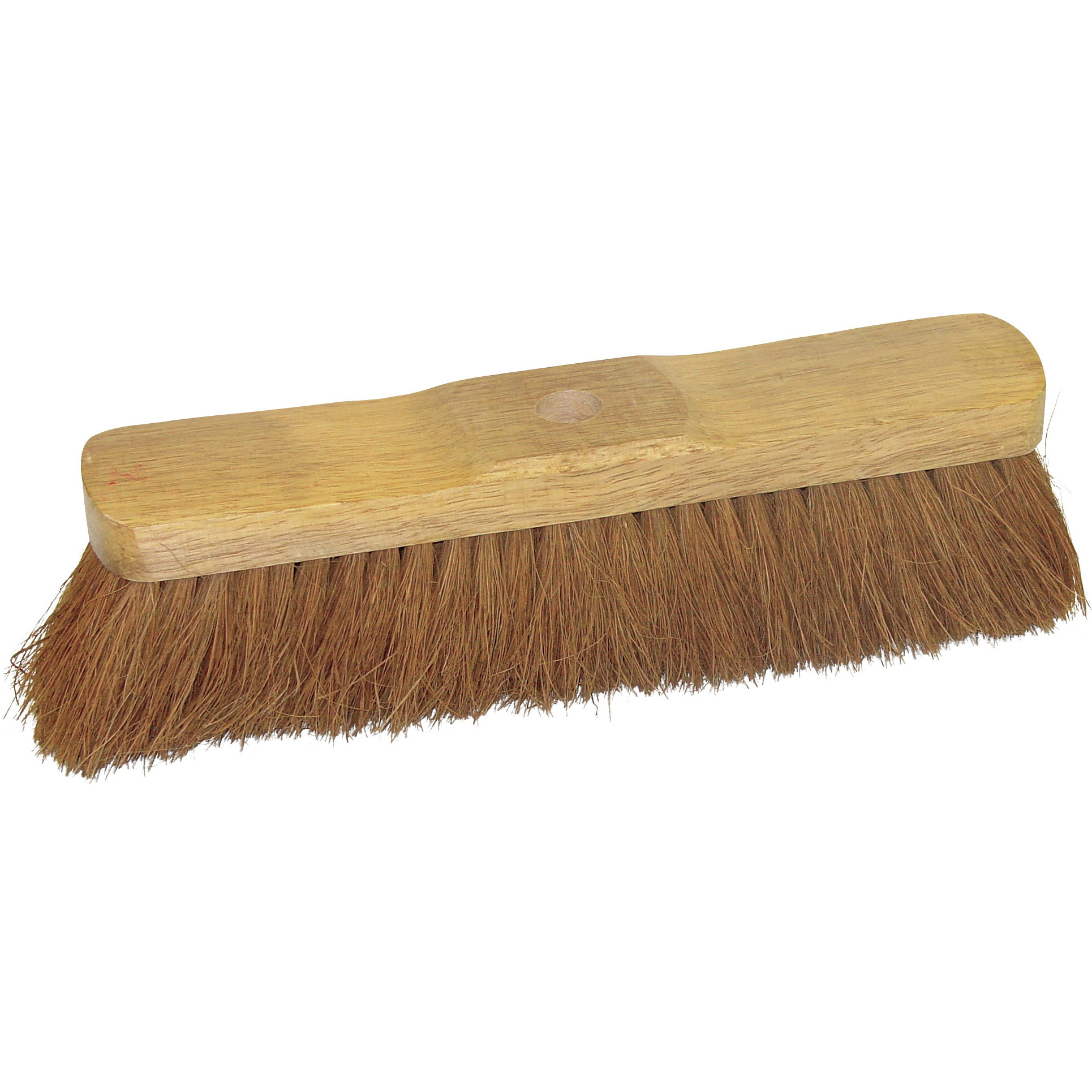 Bezemkop binnen - bruin - FSC hout/kokos - 33 cm -