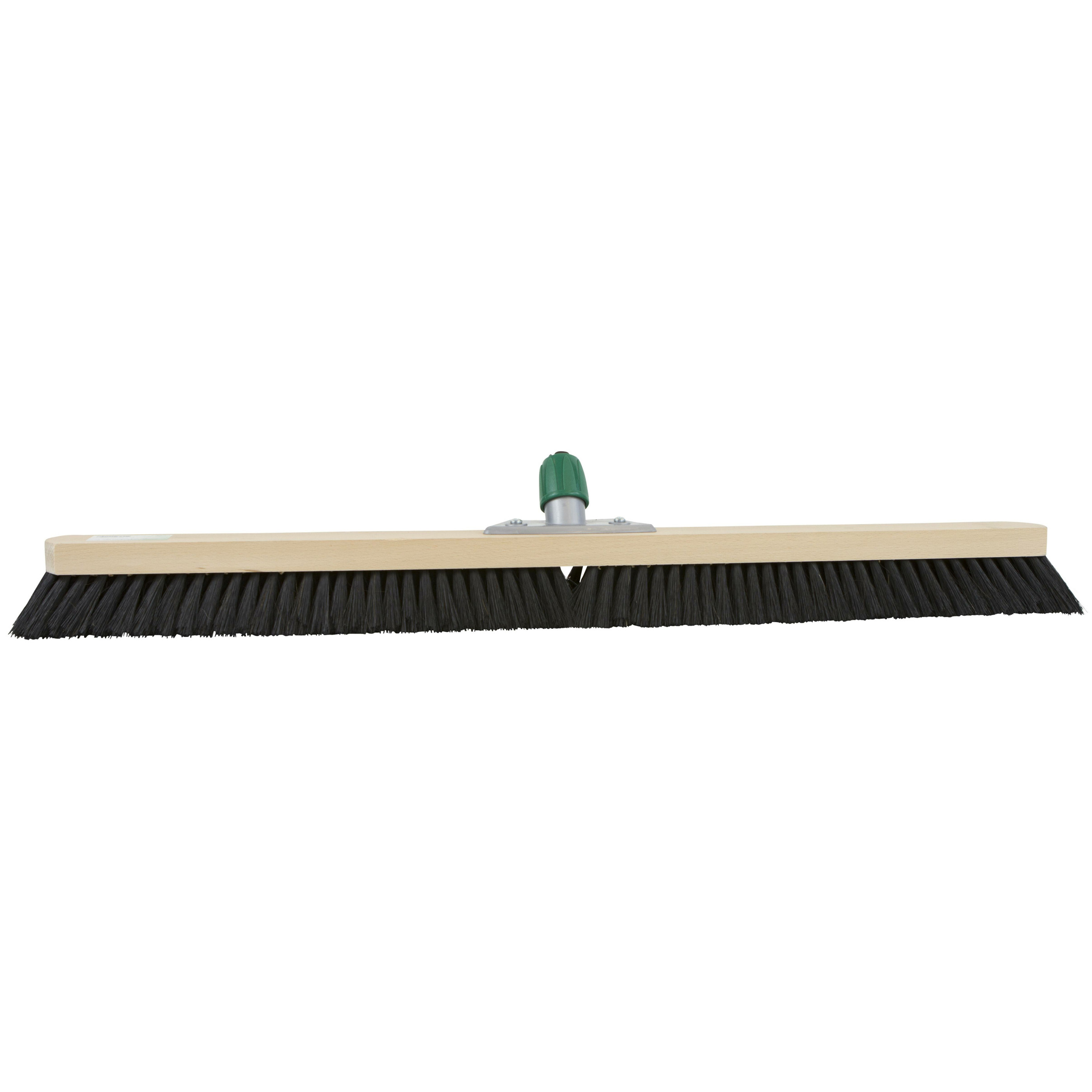 Bezemkop binnen - zwart - FSC hout/paardenhaar - 80 cm -