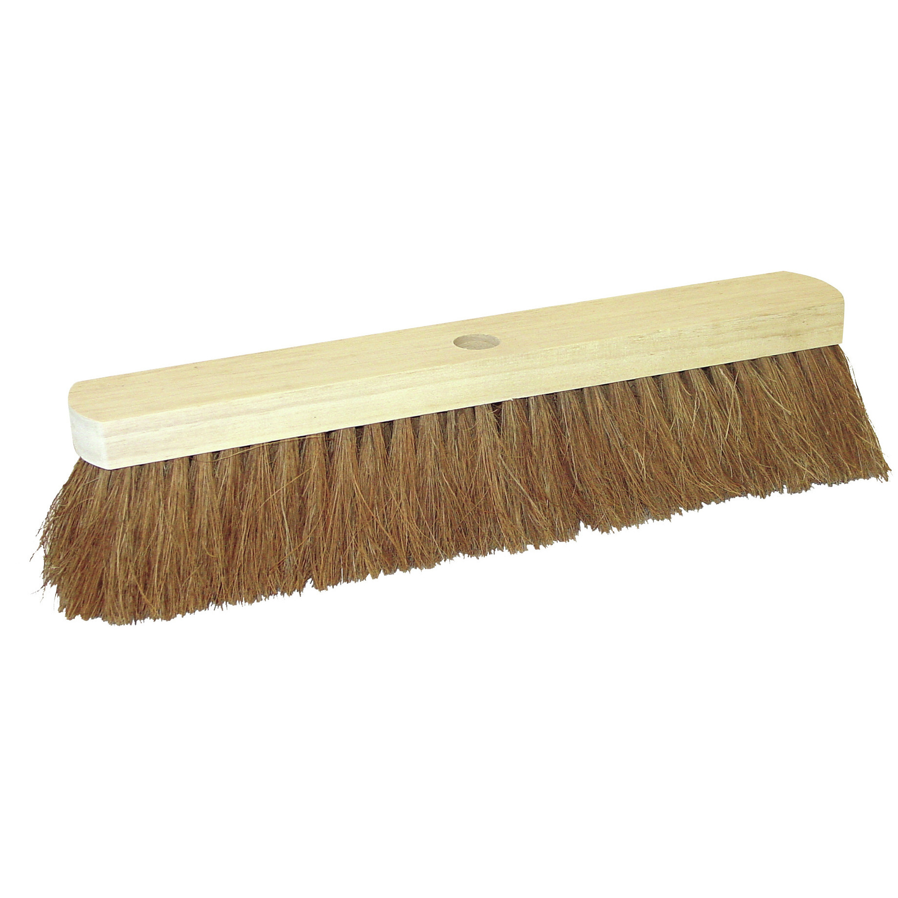 Bezemkop binnen - bruin - FSC hout/kokos - 50 cm -