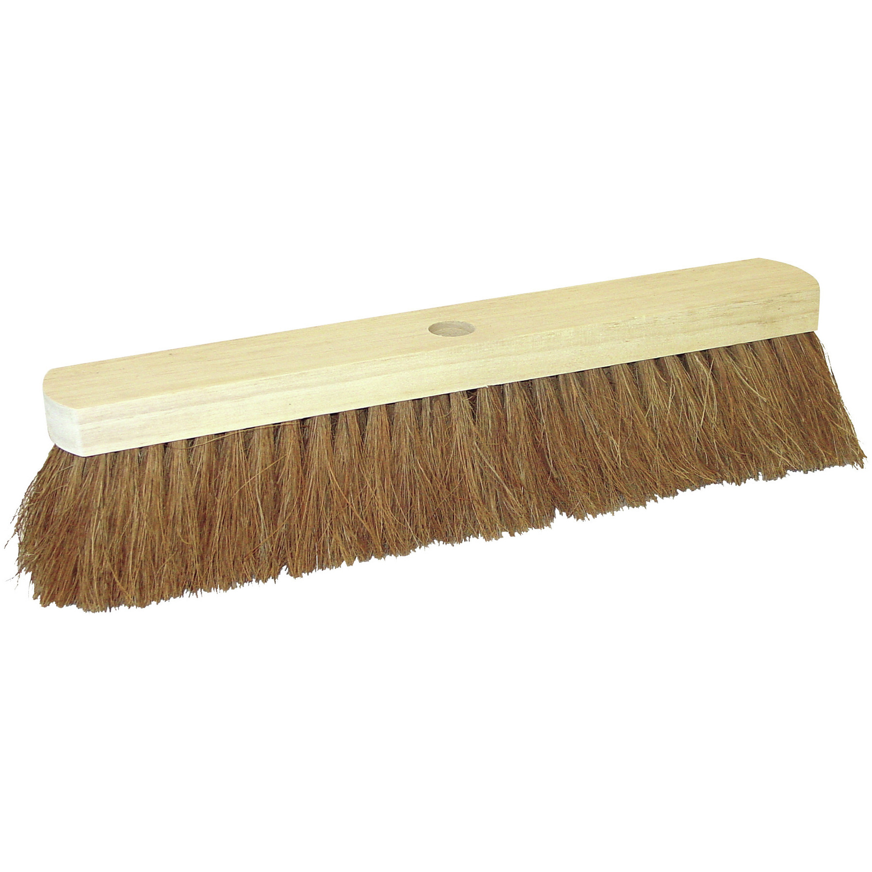 Bezemkop binnen - bruin - FSC hout/kokos - 80 cm -