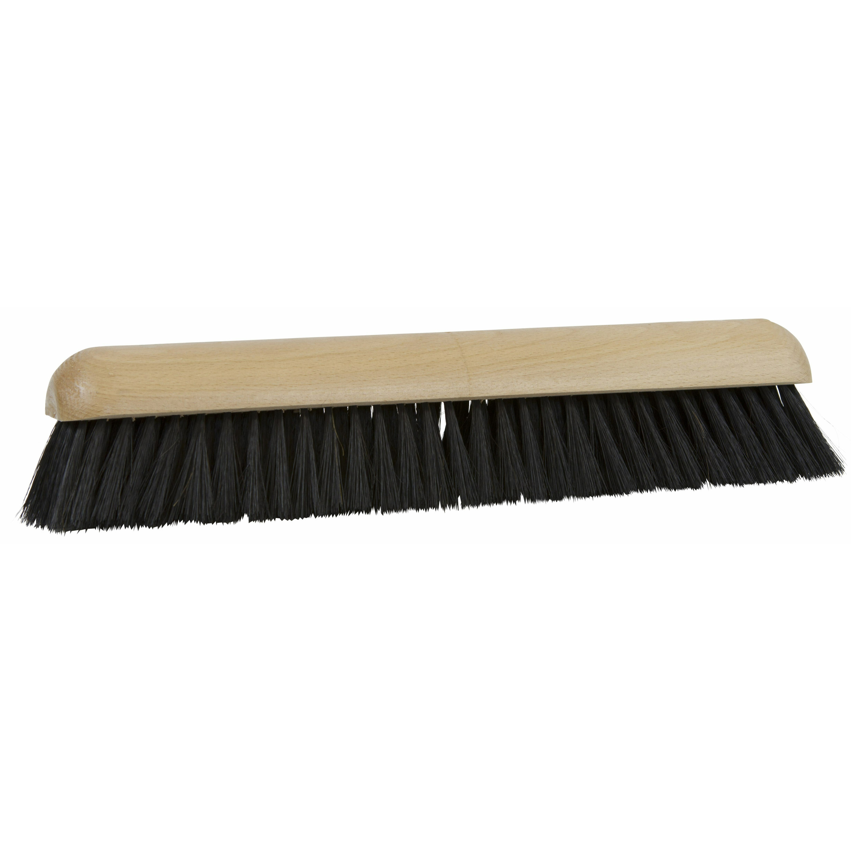 Bezemkop binnen - zwart - FSC hout/paardenhaar - 50 cm -