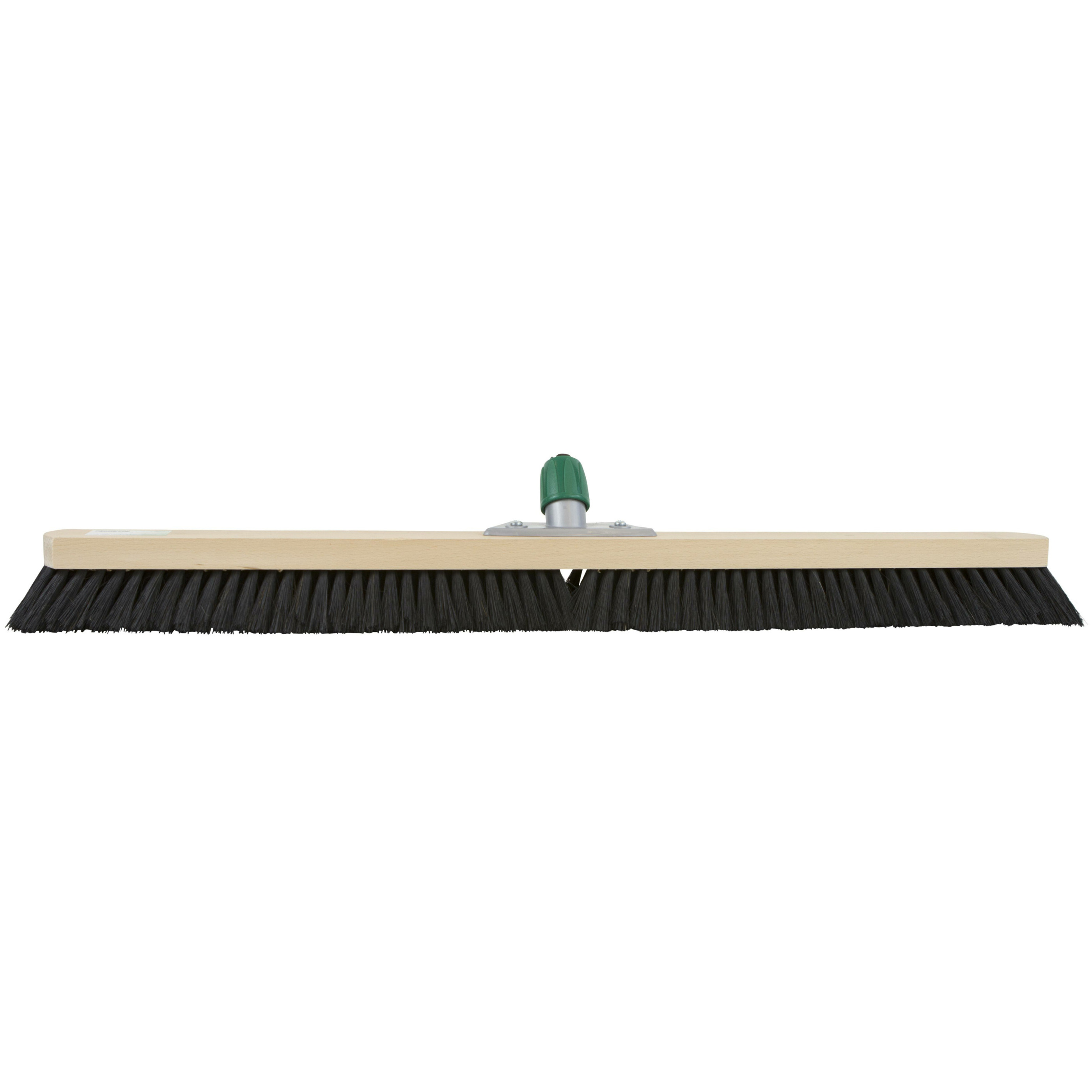 Bezemkop binnen - zwart - FSC hout/paardenhaar - 100 cm -