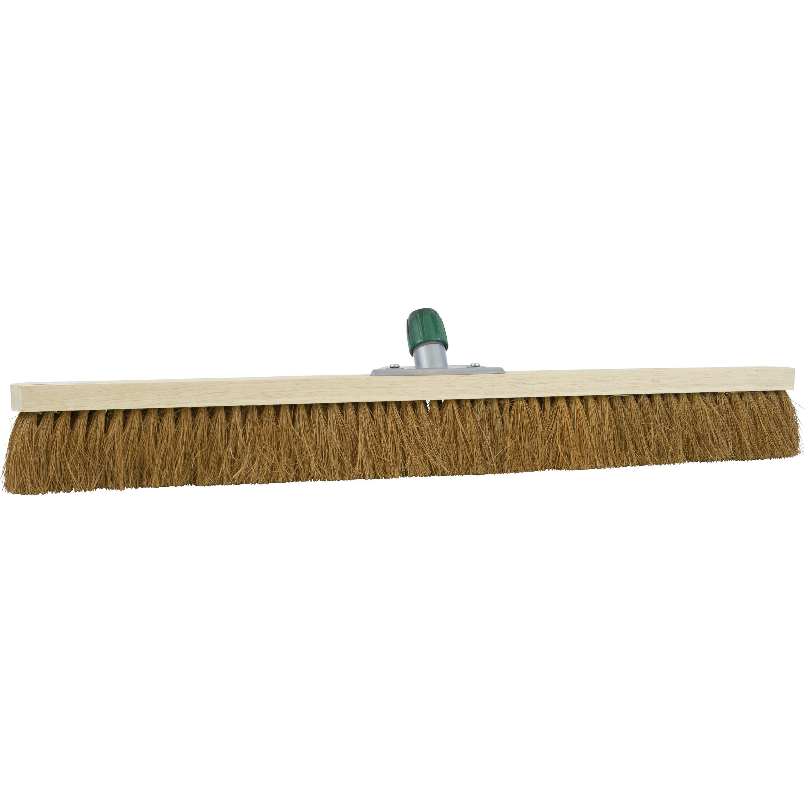 Bezemkop binnen - bruin - FSC hout/kokos - 100 cm -