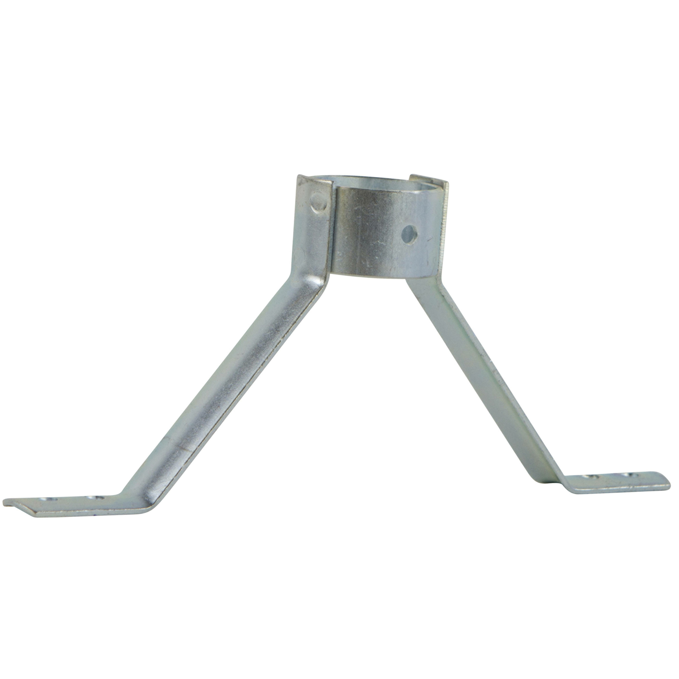 Stokhouder metaal - 3.2 x 18 x 7.5 cm - voor bezemstelen van 28 mm breed -