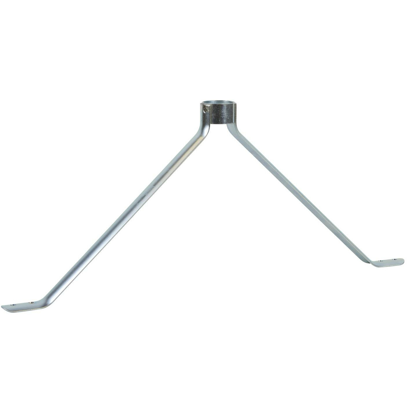 Stokhouder metaal - 3.3 x 45 x 19 cm - voor bezemstelen van 28 mm breed -