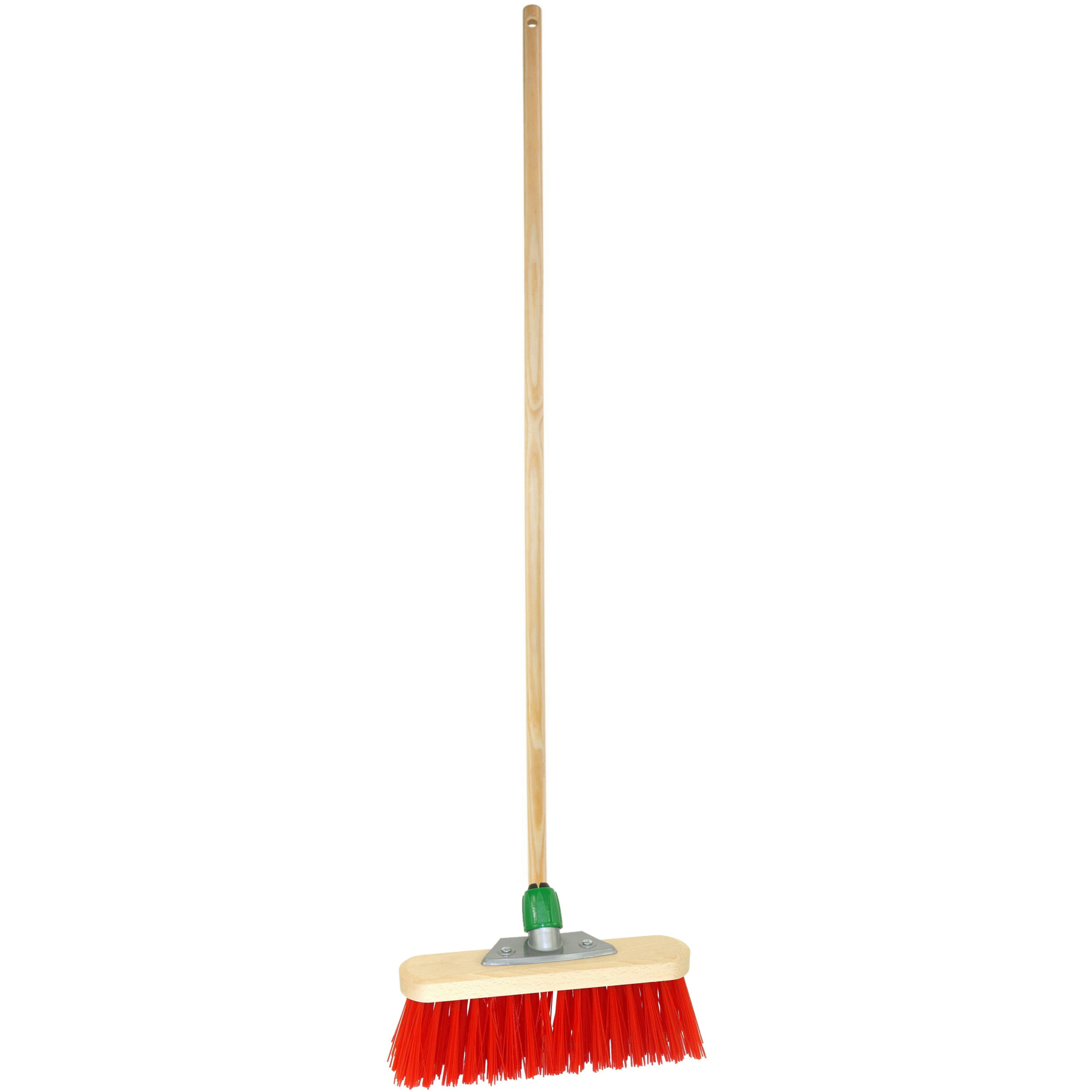 Buitenbezem - FSC hout - kunstvezel - 30 x 120 cm - tuinbezem -