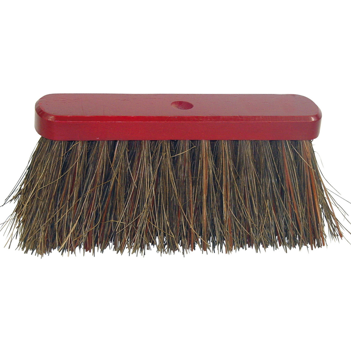 Bezemkop buiten - bruin - FSC hout/natuurvezel - 30 cm -