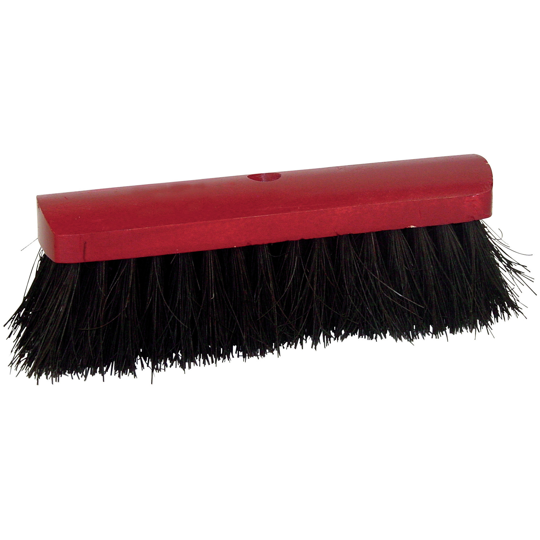 Bezemkop buiten - zwart - FSC hout/natuurvezel - 30 cm -