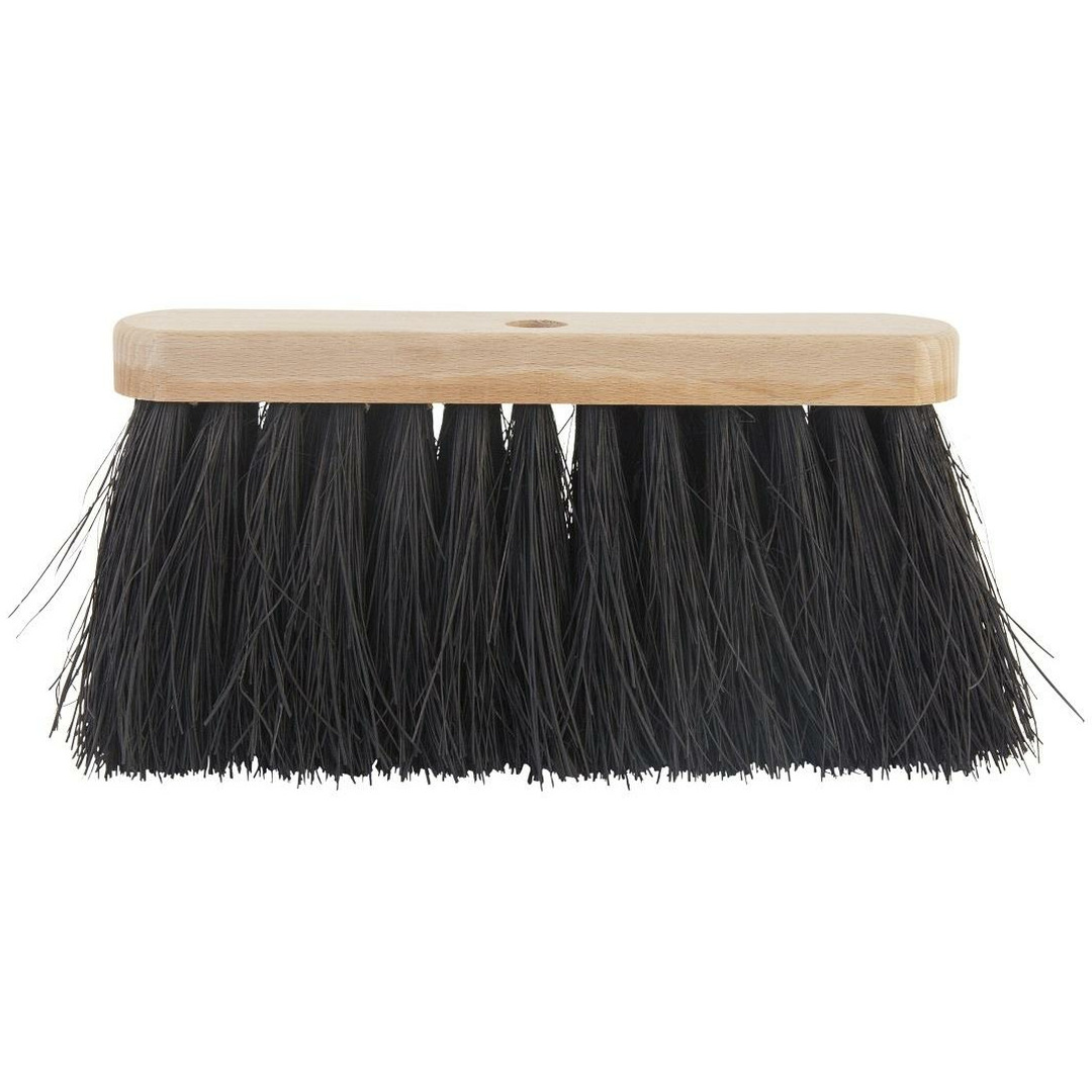Bezemkop buiten - zwart - FSC hout/natuurvezel - 30 cm -