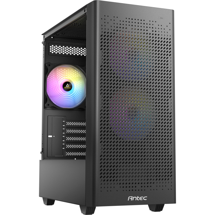 Antec NX500M ARGB tower behuizing 2x USB-A | 1x USB-C | Tempered Glass