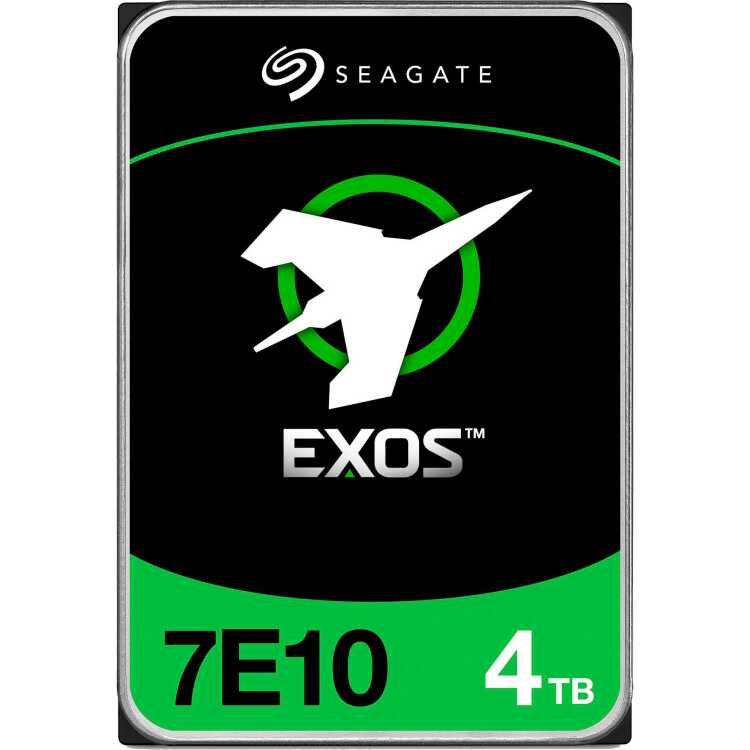 Seagate Exos 7E10 4 TB harde schijf SAS 12 Gb/s, 3,5"