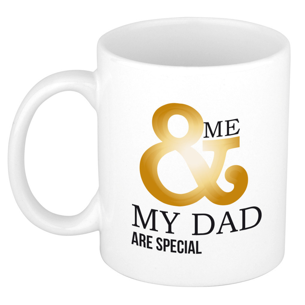 Vaderdag mok - me & my dad are special - wit - 300 ml - keramiek -