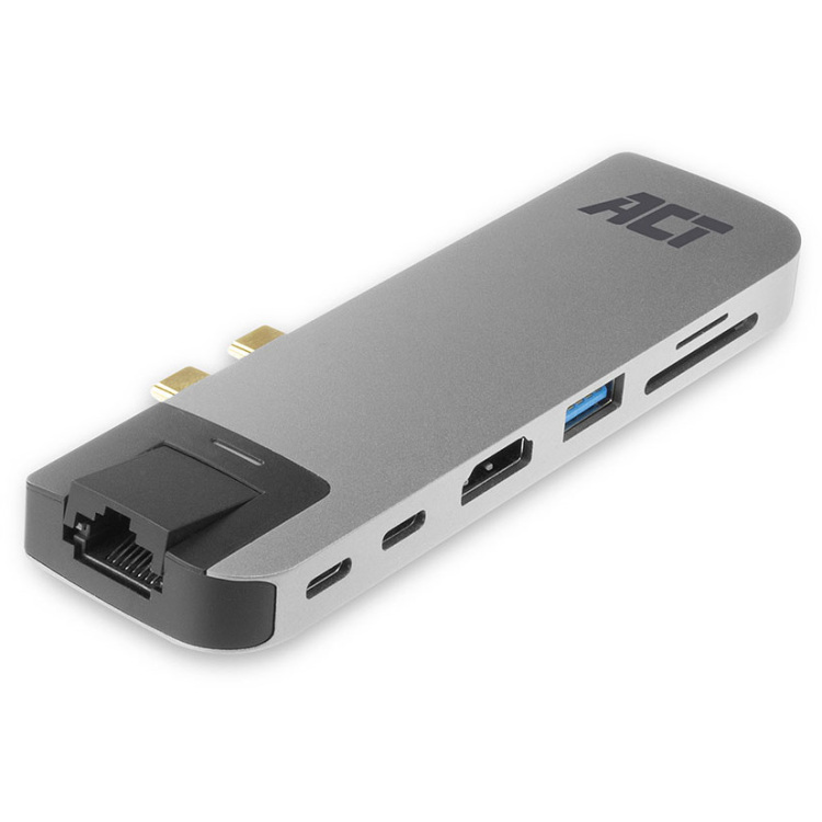 ACT Connectivity USB-C Thunderbolt 3 naar HDMI multiport adapter dockingstation