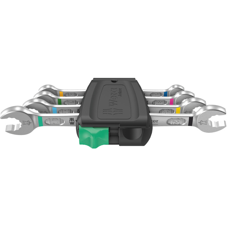 Wera 6005 Joker 4 set 1 dubbele steeksleutelset moersleutel 4-delig