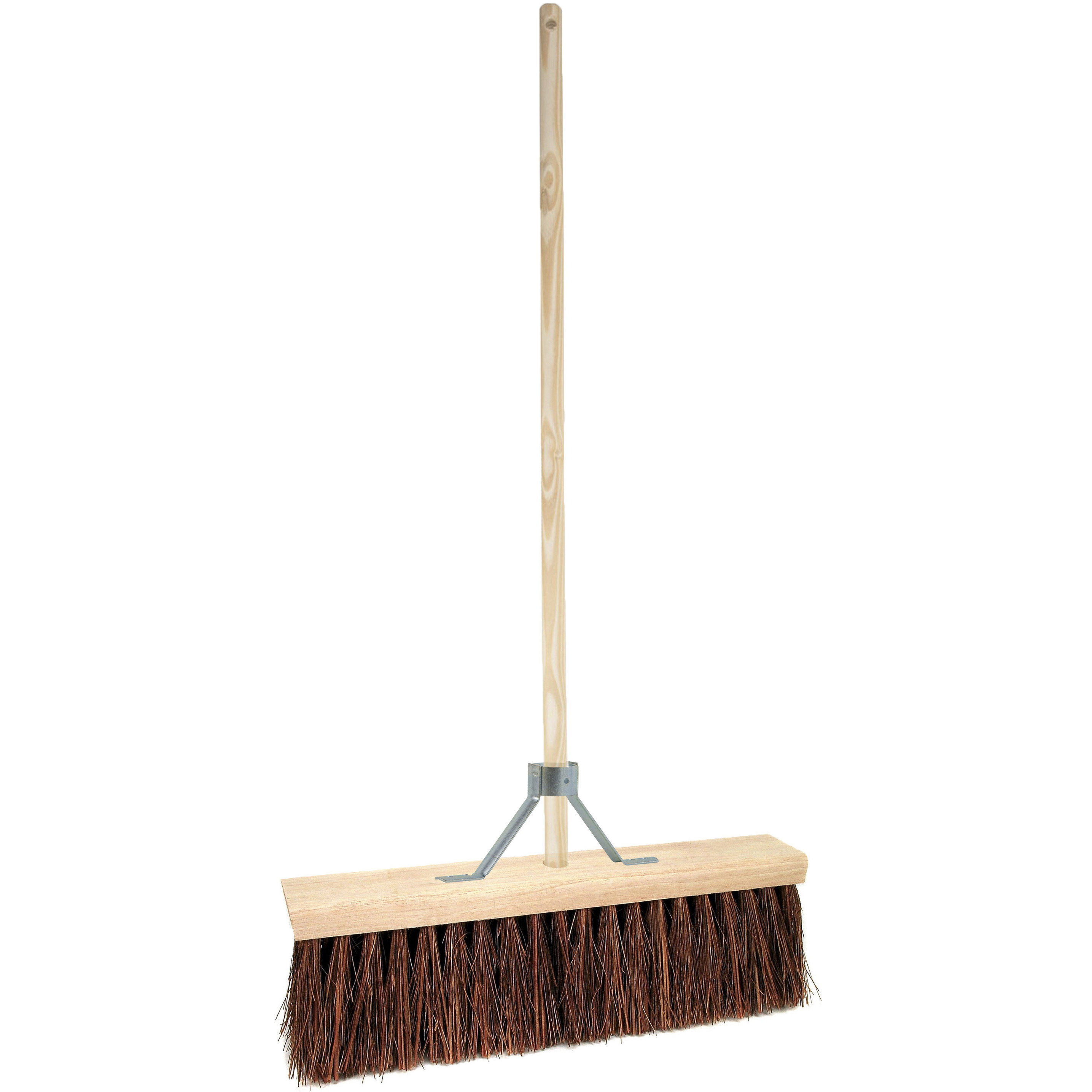 Buitenbezem - FSC hout - natuurvezel - hard - 45 x 150 cm -