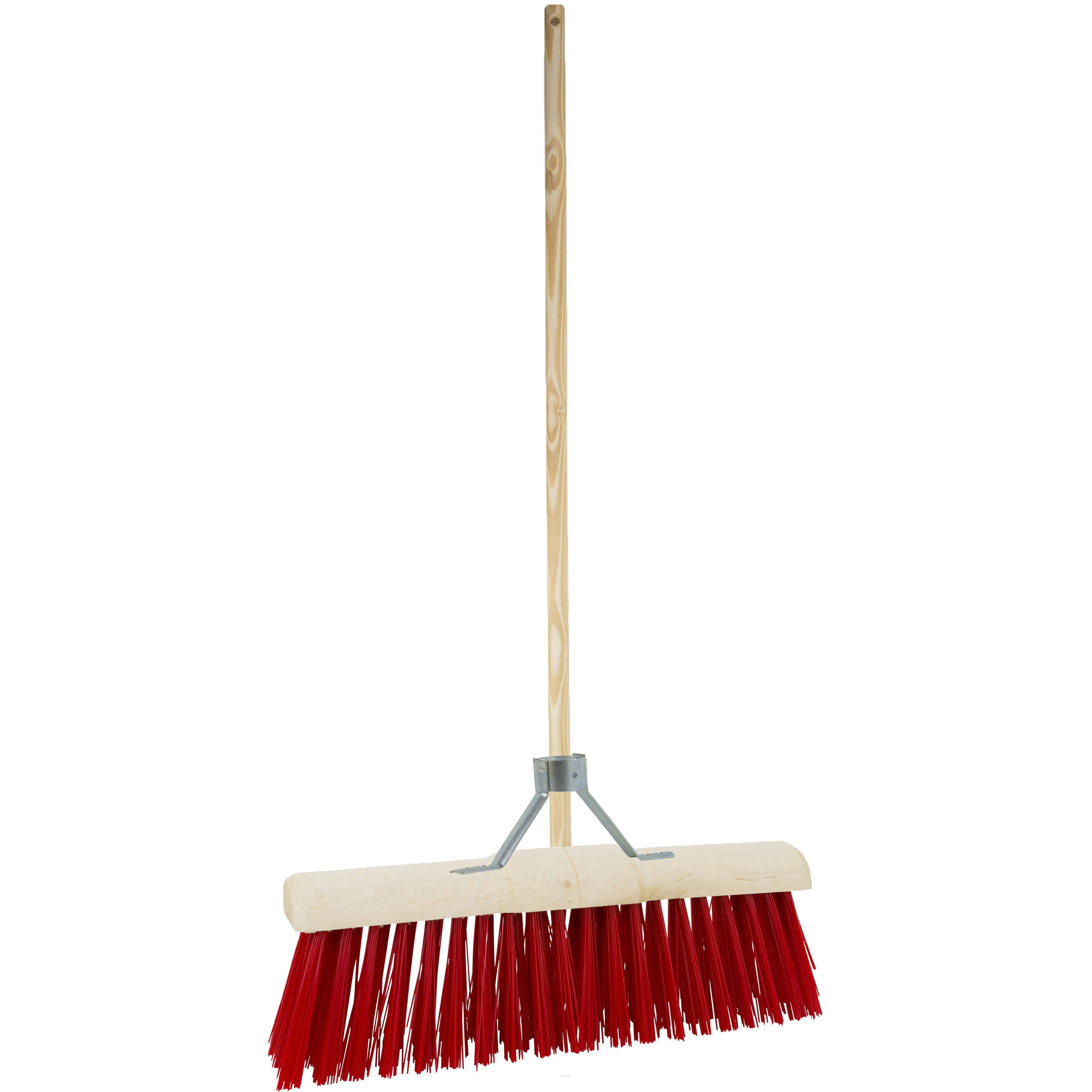 Buitenbezem - FSC hout - kunstvezel - hard - 45 x 130 cm -