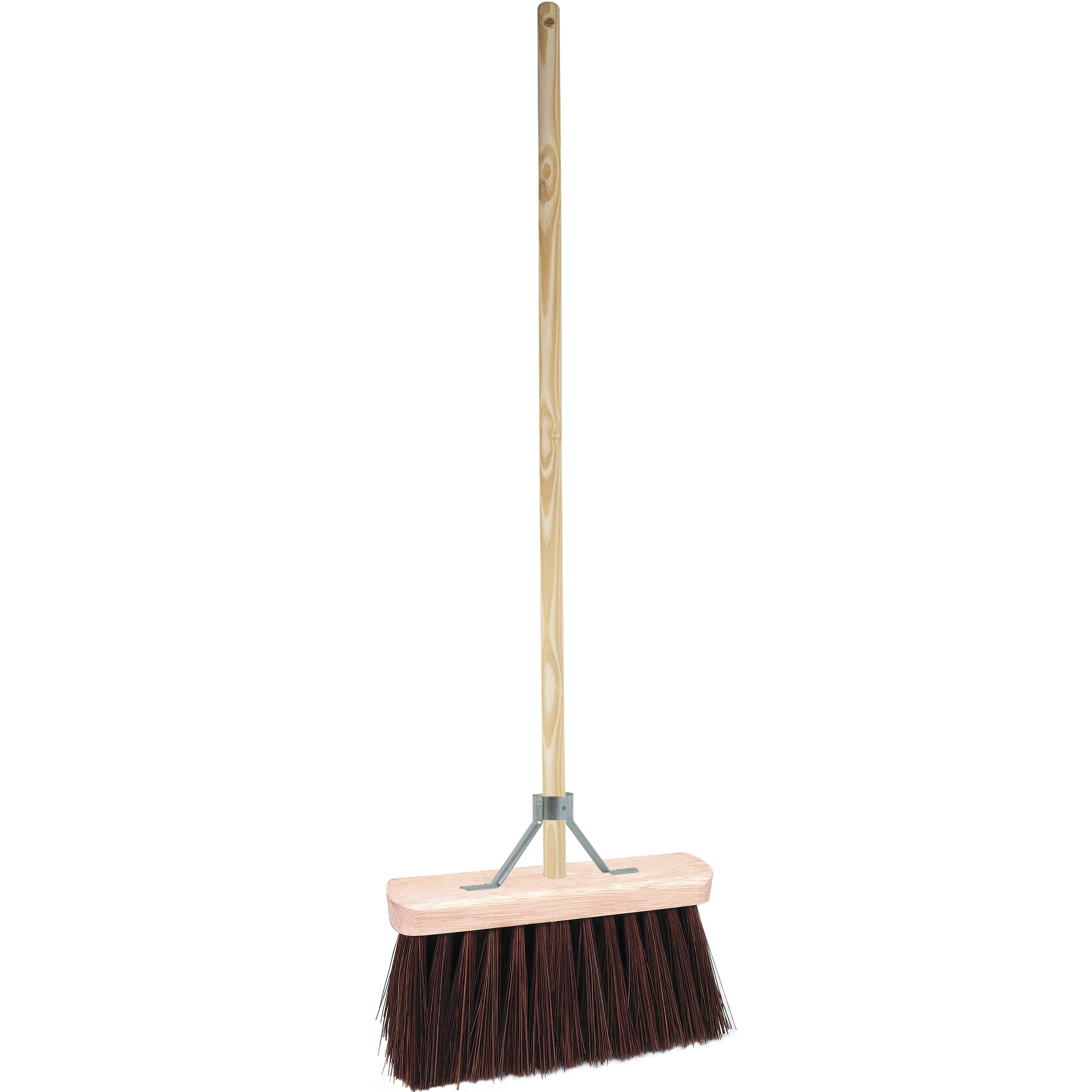 Buitenbezem - FSC hout - natuurvezel - hard - 30 x 150 cm -