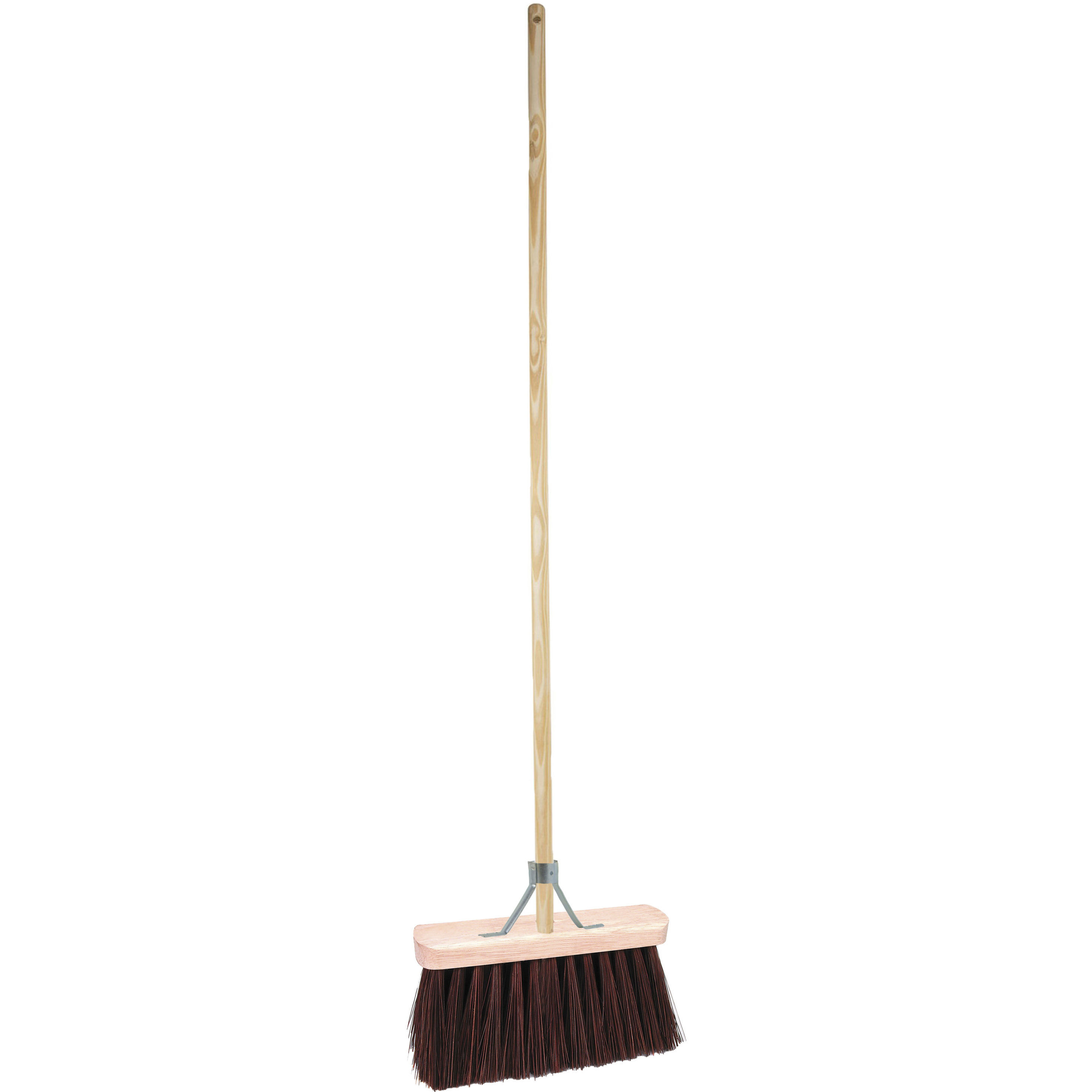 Buitenbezem - FSC hout - natuurvezel - hard - 30 x 150 cm -