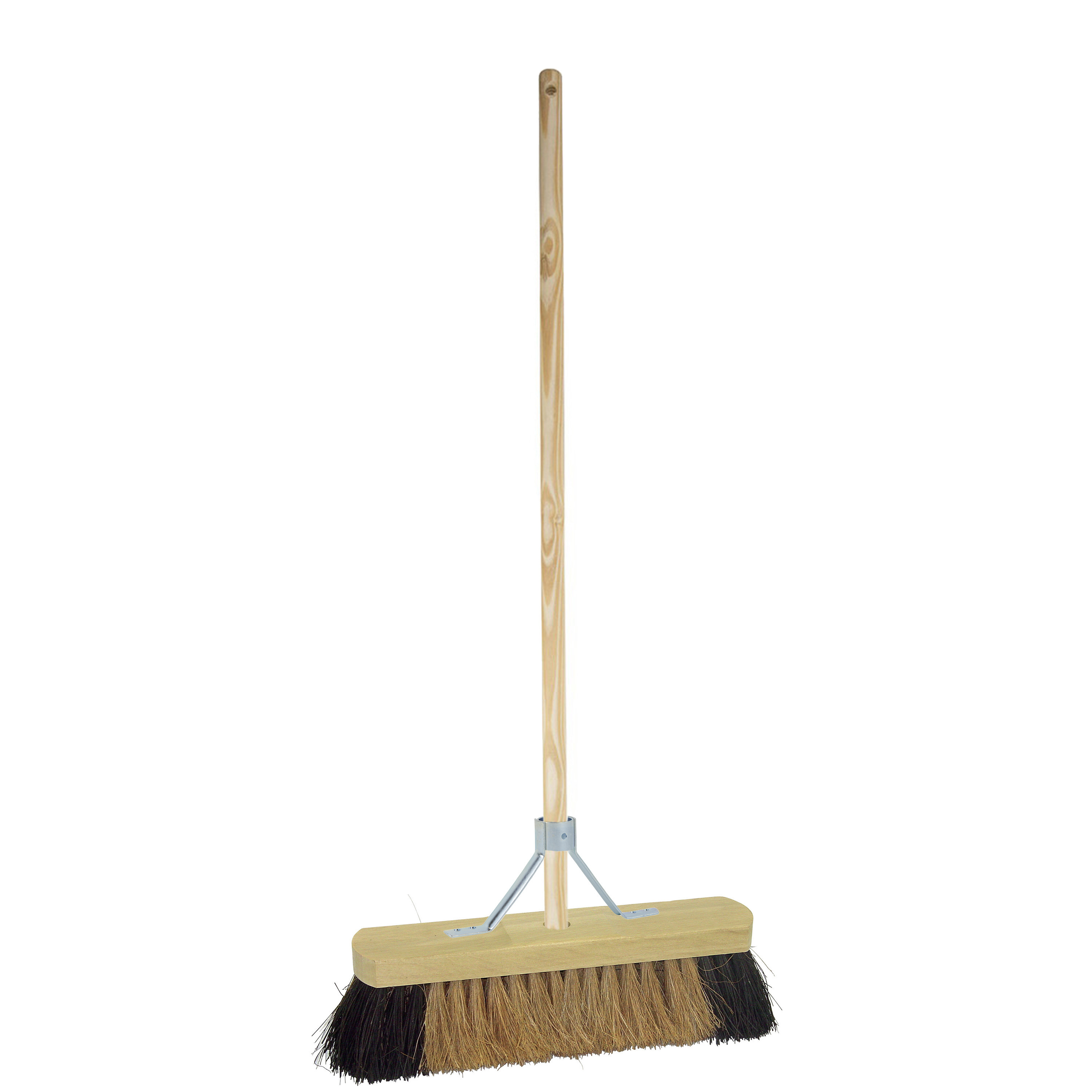 Binnenbezem - FSC hout - kokos/natuurvezel - zacht/hard - 30 x 130 cm -