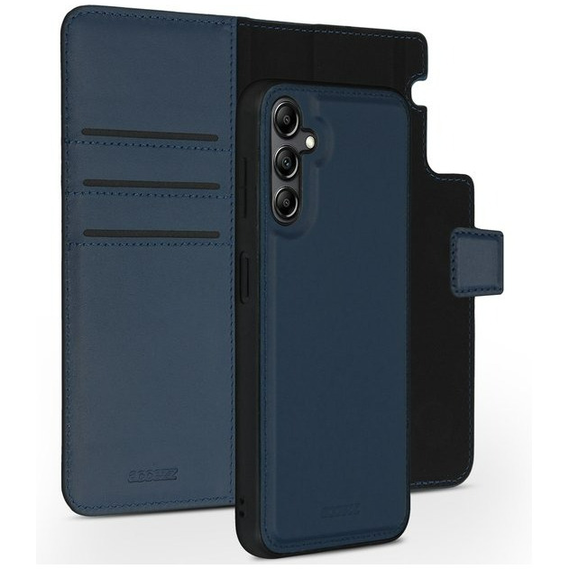 Accezz Premium Leather 2 in 1 Wallet Bookcase Samsung Galaxy A14 (5G/4G) Telefoonhoesje Blauw