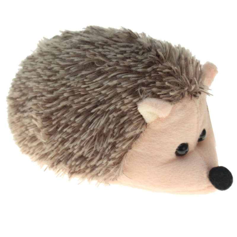 Pluche egel knuffel - bruin/beige - 20 cm - dieren knuffels -