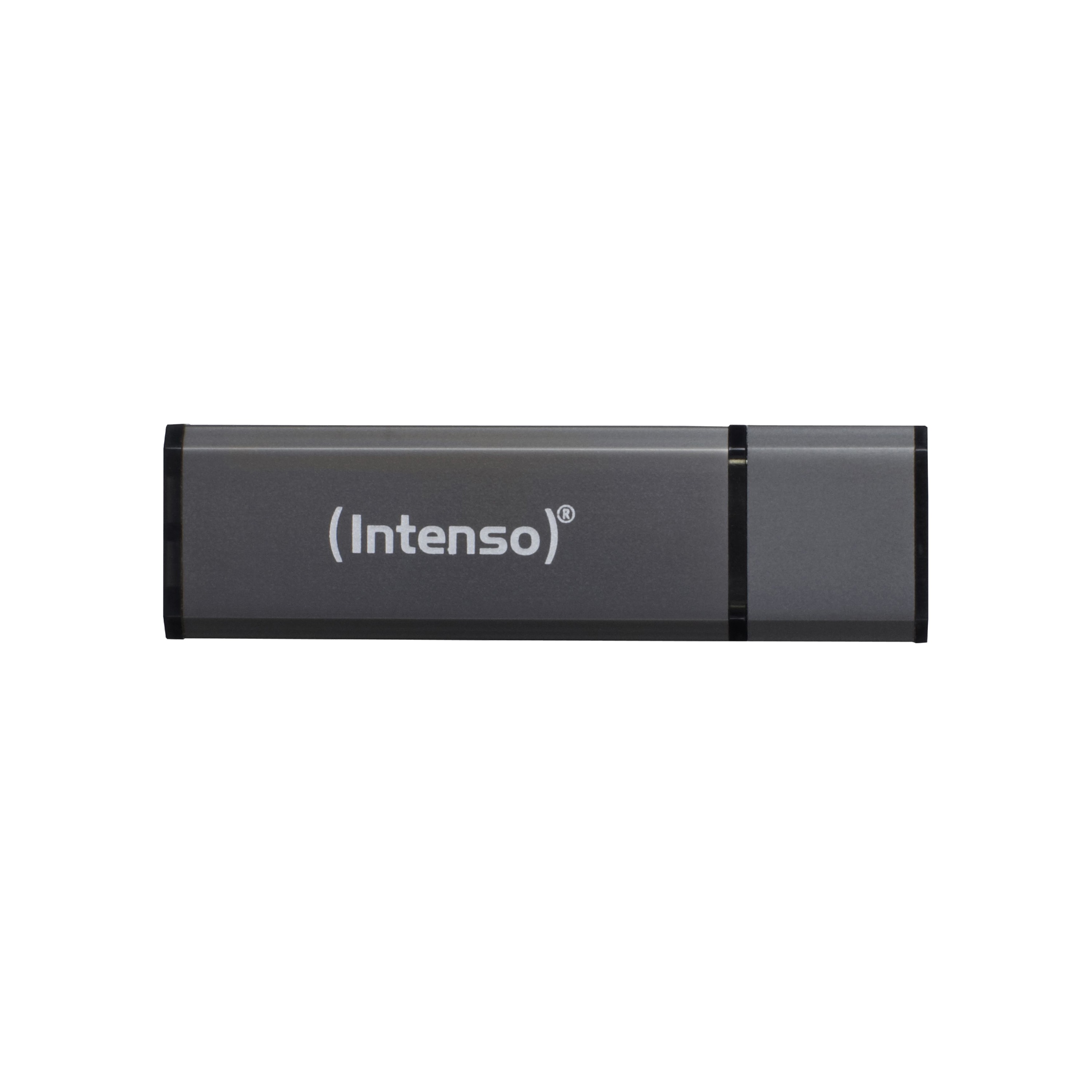 Intenso Alu Line 64GB (USB 2.0) USB-sticks Grijs