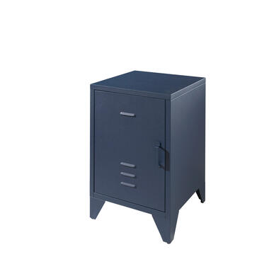 Vipack nachtkastje Bronxx - denim blauw - Leen Bakker