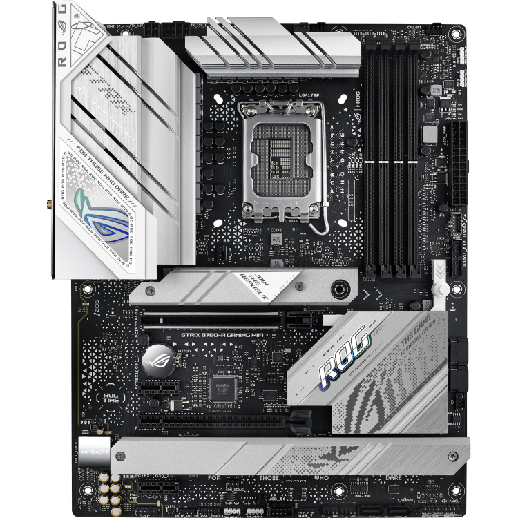 ASUS ROG STRIX B760-A GAMING WIFI moederbord RAID, 2.5 Gb-LAN, WLAN, BT, Sound, ATX