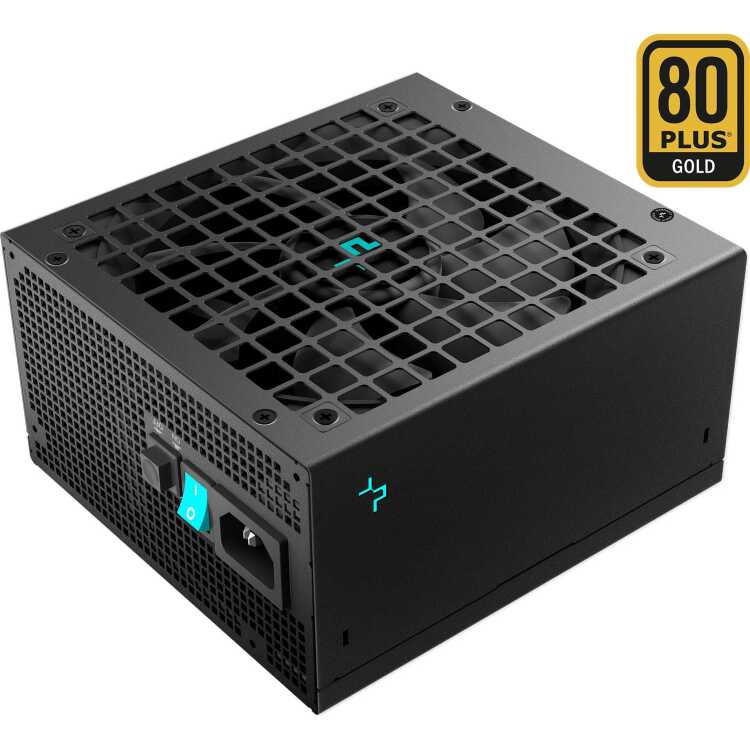 DeepCool PX850G 850W voeding 3x PCIe, 1x 12VHPWR, Kabel-Management