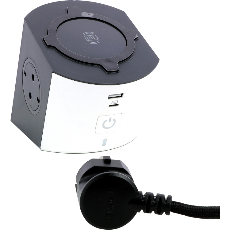 Legrand Inductielader met USB-A en USB-C oplader 2 meter snoer