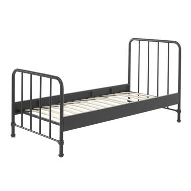 Vipack bed Bronxx - zwart - 90x200 cm - Leen Bakker