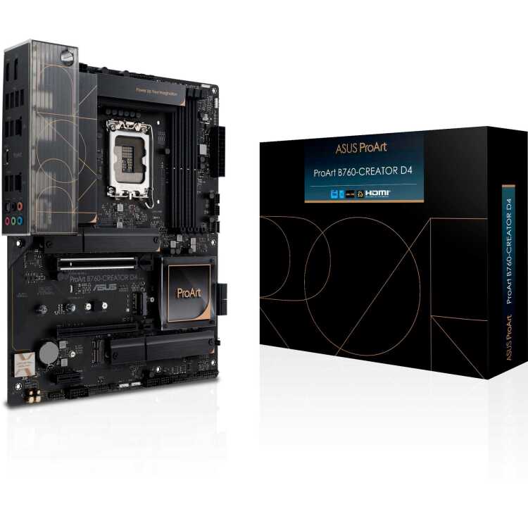 ASUS ProArt B760-CREATOR moederbord RAID, 2,5Gb-LAN, 1Gb-LAN, Sound, ATX