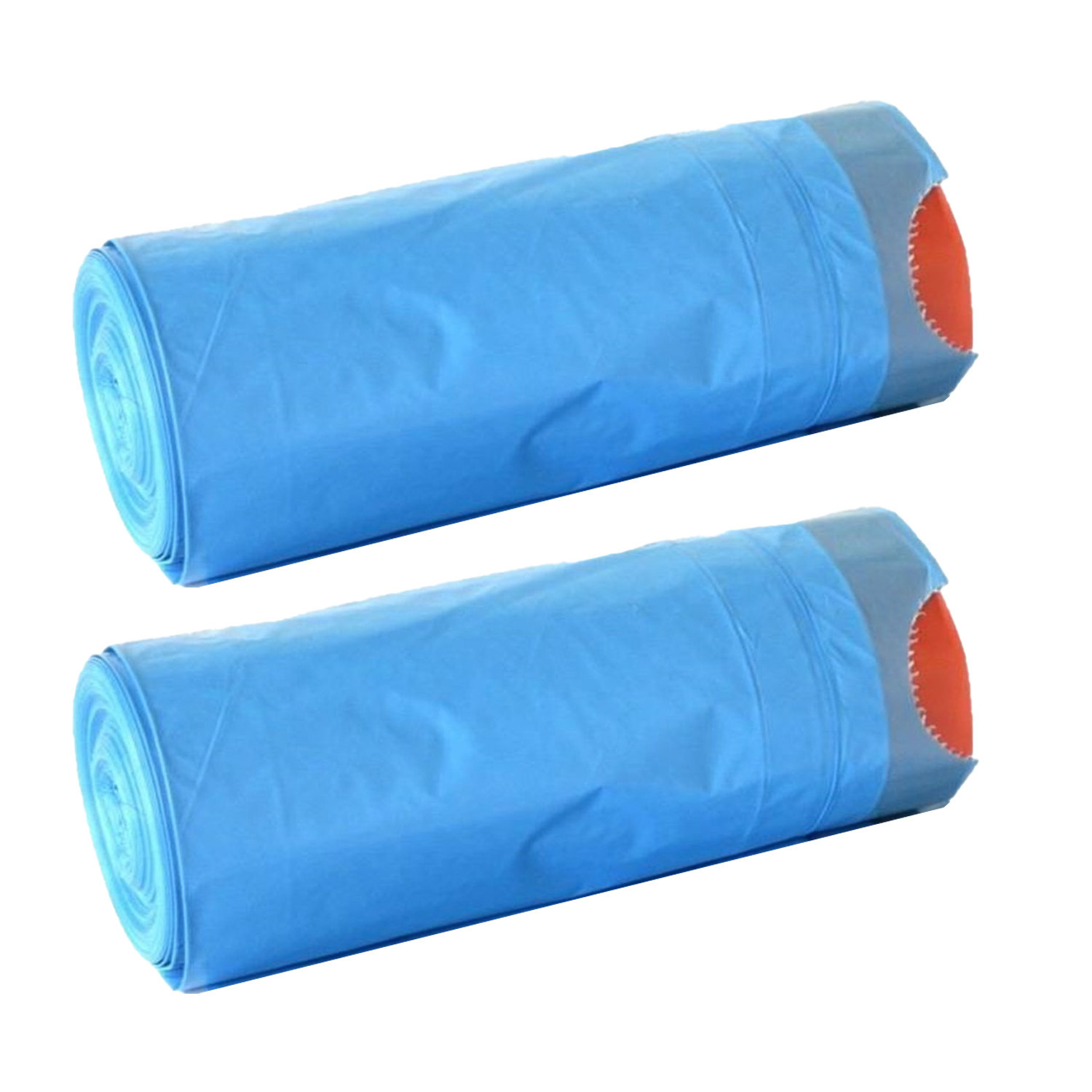 Afvalzakken/vuilniszakken - 30x - 35 liter - blauw - 11,5 mic. -
