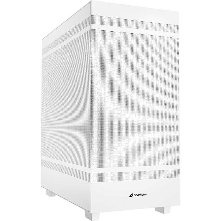 Sharkoon Rebel C50 White tower behuizing 2x USB-A | 1x USB-C