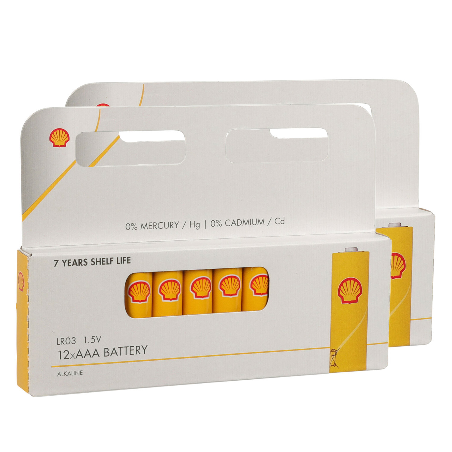 Batterijen Shell - AAA type - 24x stuks - Alkaline -