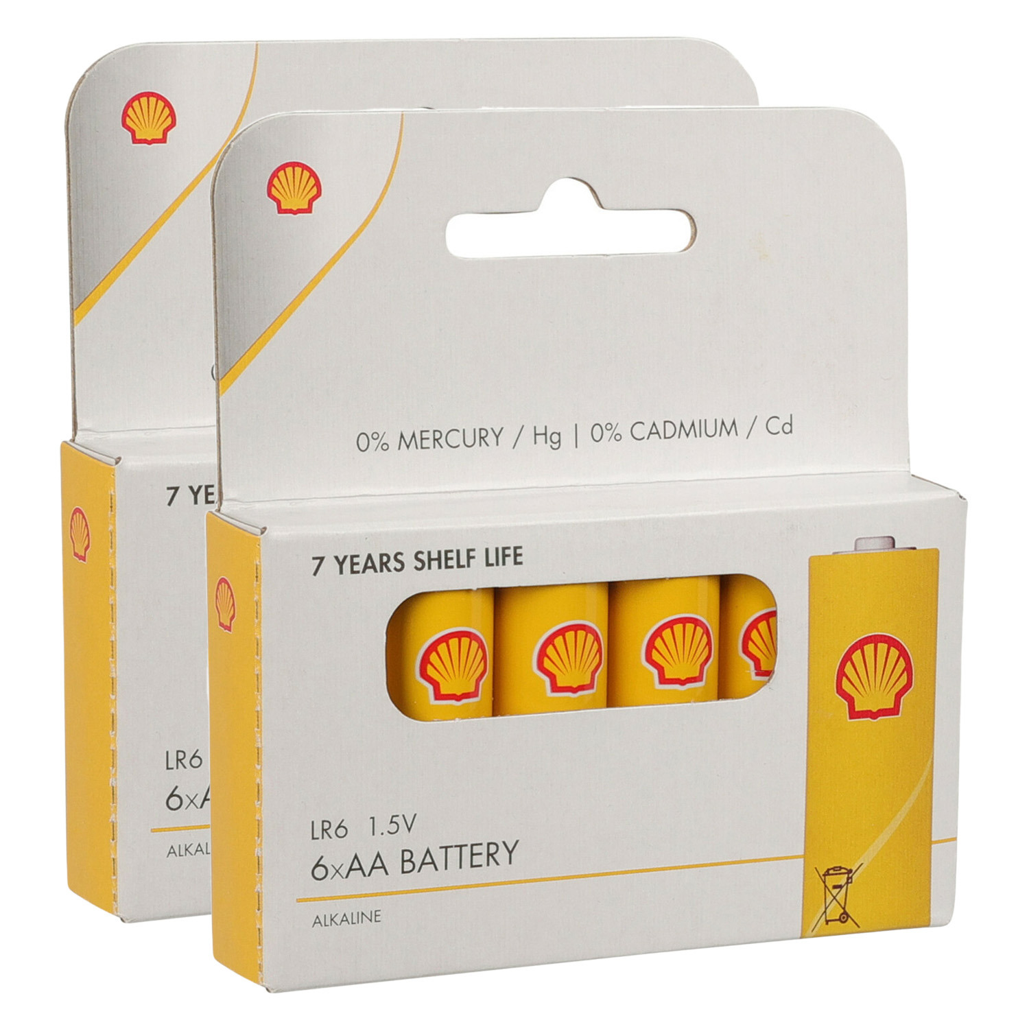 Shell Batterijen Penlite - AA type - 12x stuks - Alkaline -