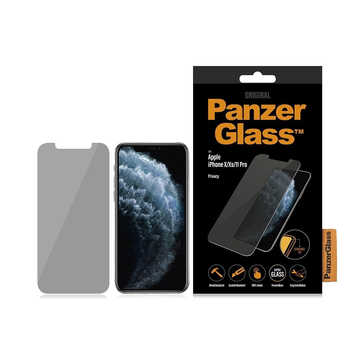 Panzerglass Apple iPhone X/Xs/11 Pro Priv Smartphone screenprotector Transparant