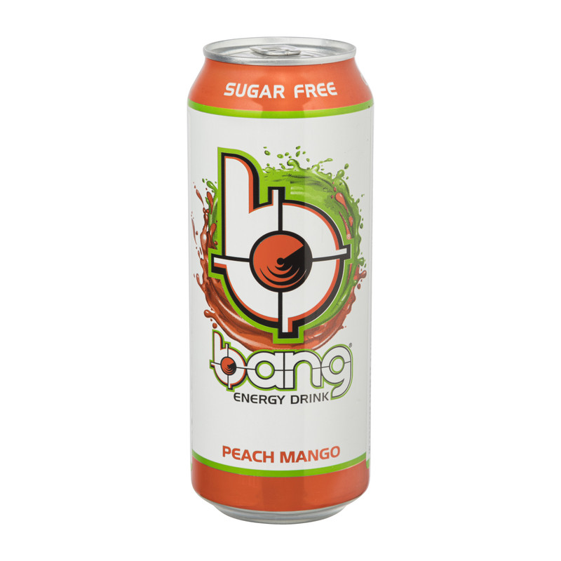 Bang energy drink suikervrij - peach mango - 500 ml