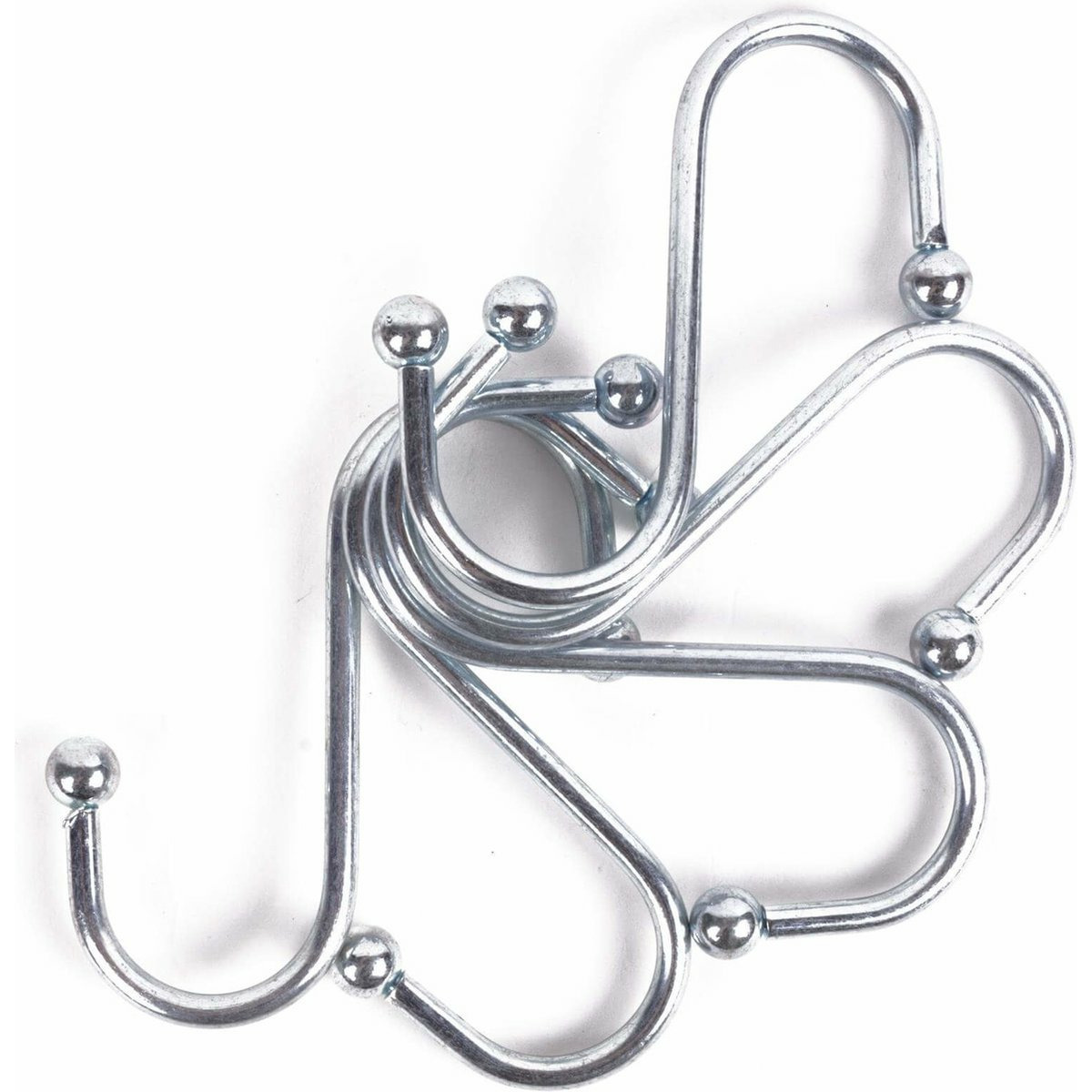 S-haken / ophanghaken - 5-delig - van metaal - 70 mm -