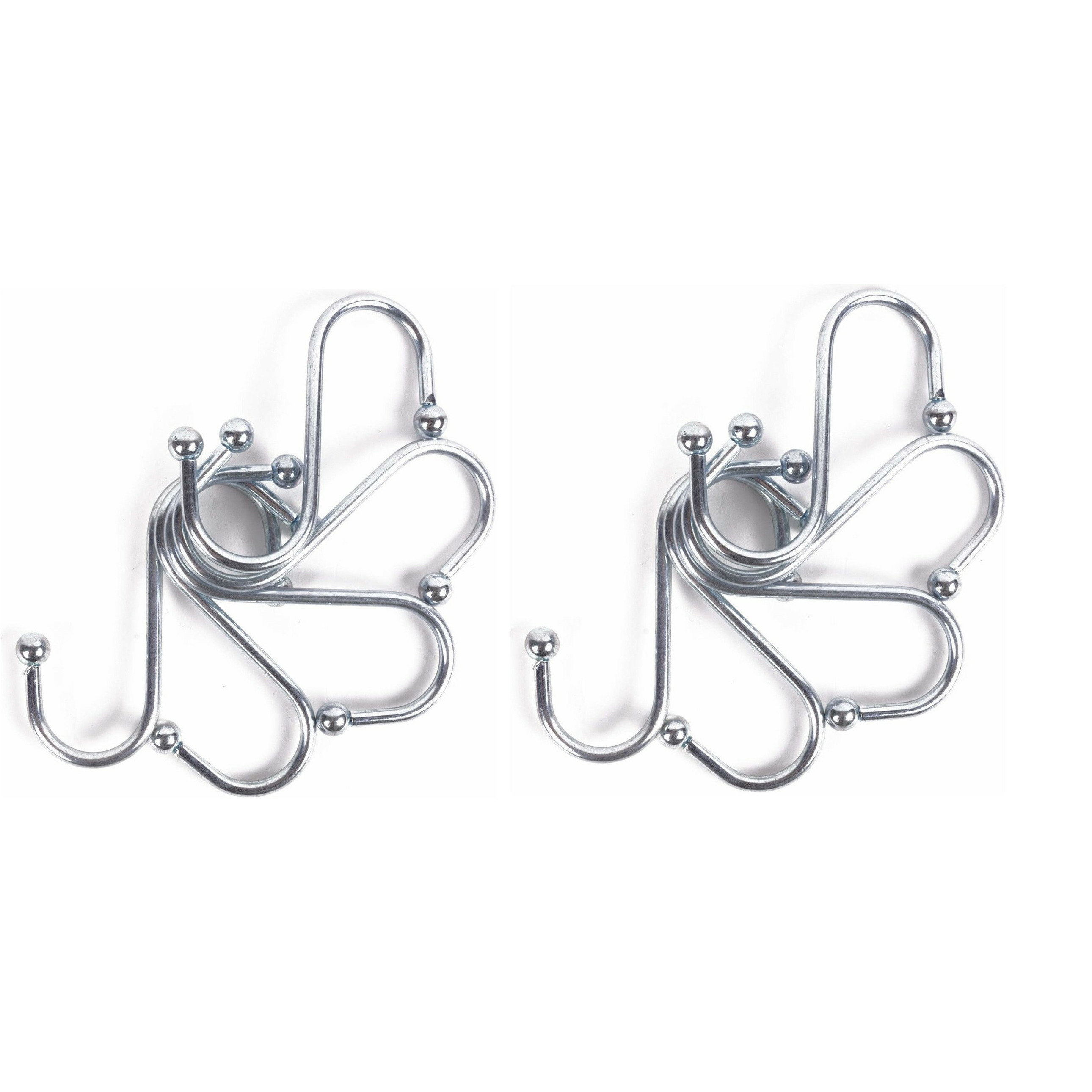 S-haken / ophanghaken - 10-delig - van metaal - 70 mm -