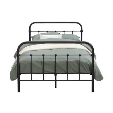 Bed Anne - mat antraciet - 120x200 cm - Leen Bakker